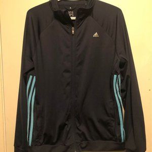 Adidas Women Sweater With Light blue Stripes!